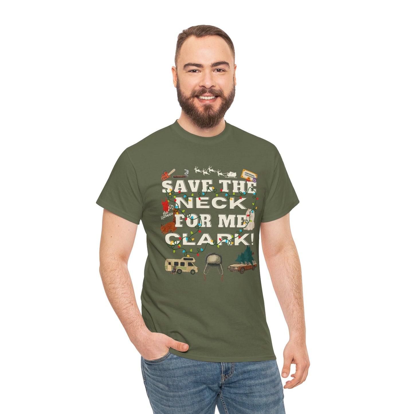 Christmas Vacation Save The Neck Unisex Tee