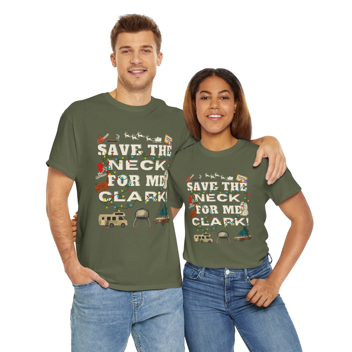 Christmas Vacation Save The Neck Unisex Tee